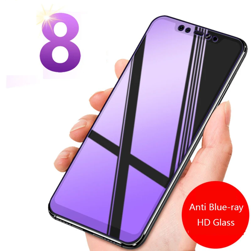 

Protective Glass on for Xiaomi Mi 8 lite Screen Protector 9H Anti-Blu-ray HD Glass for Xiaomi Mi 8 lite 8 SE Tempered Glass