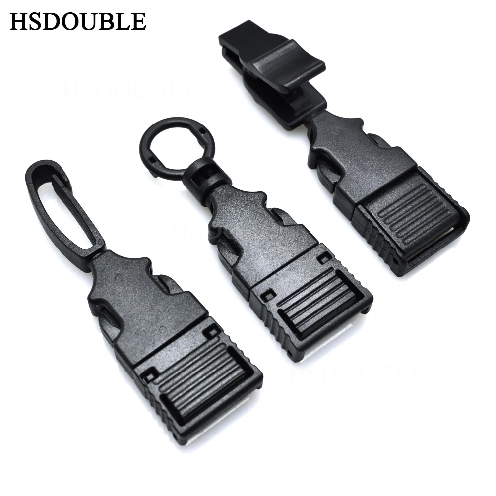 Plastic Detach Buckle Belt Hook Clip for Business Job ID Card Badge