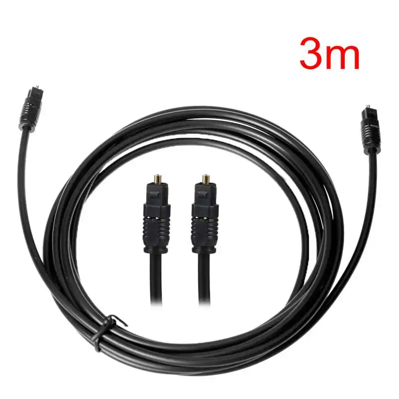 1/2/3m Digital Optical Audio Cable Fiber Optic Cable OD4.0mm For