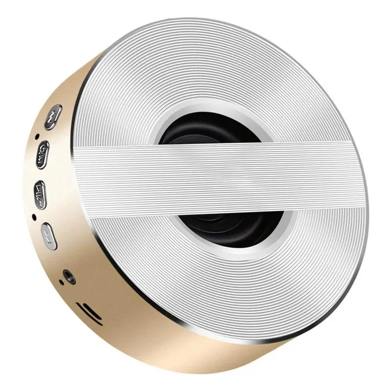 

New Mini Wireless Bluetooth Speaker Audio Portable Card-inserted Subwoofer Metal Sound Effects For Mobile Phone Fashion Gift