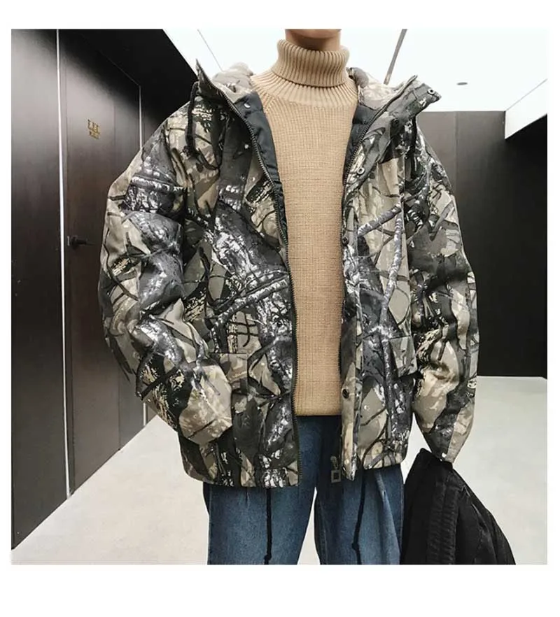 Thickness Winter Men Jacket Parkas  (2)