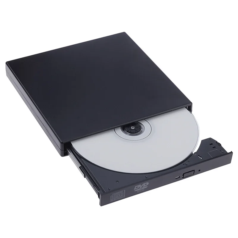 Черный USB2.0 Внешний DVD комбо CD-RW диск CD-RW DVD-ROM cd драйвера для ПК/ноутбук/Тетрадь EM88