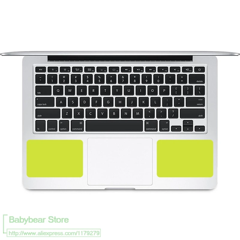 4 шт Palm защитные накладки для Apple MacBook Air Pro 11 13 15 запястье для всех Тетрадь ноутбука запястье колодки Силиконовые удалить Материал - Цвет: green