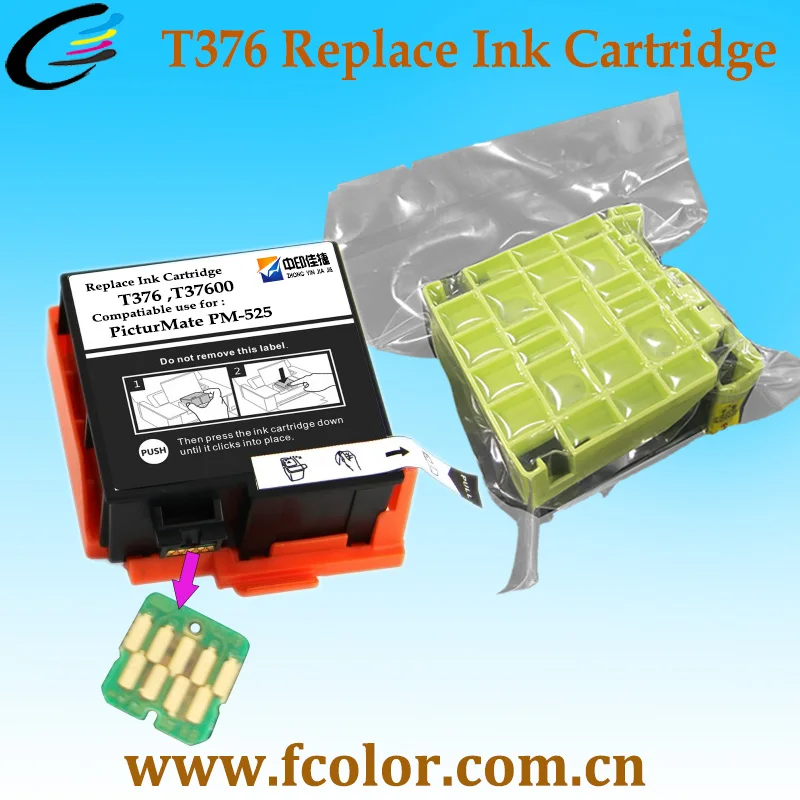 Cartucho de tinta Compatible con Epson Picturmate 525, recambio de tintas  PM525, 100 unidades por lote, T37600|Cartuchos de tinta| - AliExpress