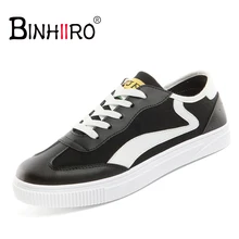 

BINHIIRO brand men's shoes 7 word stitching Lacing men's casual shoes 2018 autumn new student casual flat driving shoes