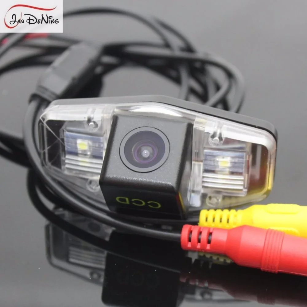 JanDeNing HD CCD Car RearView Parking Backup Reverse font b Camera b font License Plate Light