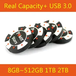 Милые 64 ГБ 16 ГБ 32 Резина Poker Stars Pokerstars USB Флешка 3,0 накопитель Memory Stick U диска на ключ 64 ГБ 512 ГБ 1 ТБ 2 ТБ