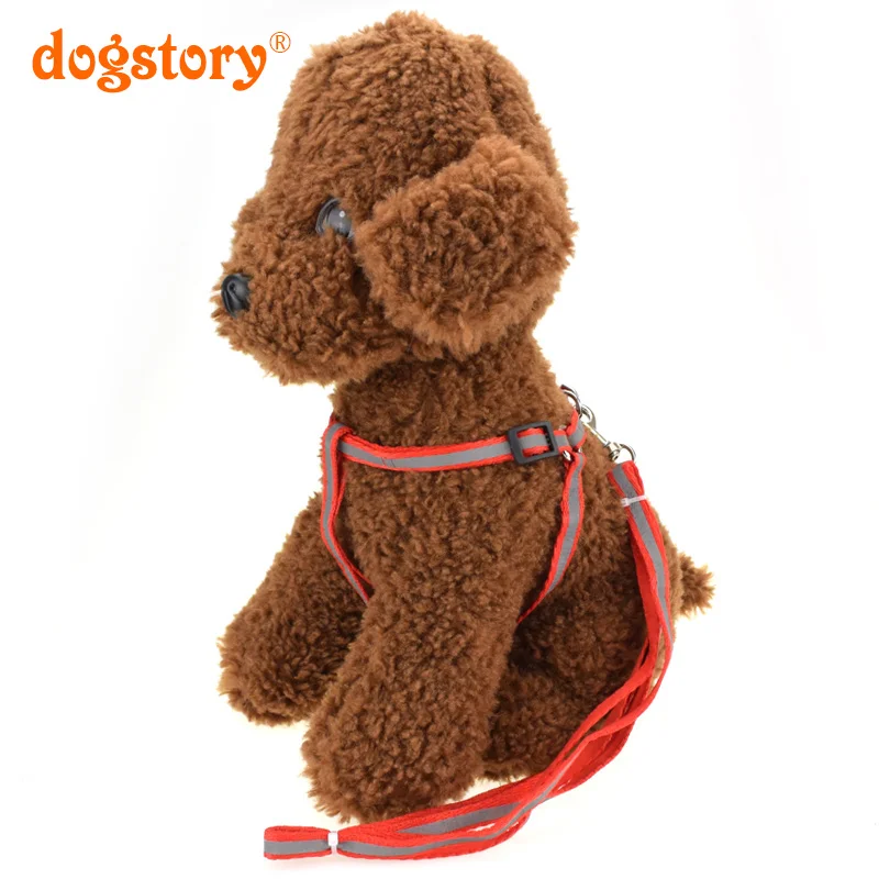 Adjustable Nylon Reflective Stitching Dog Harness For Small Medium