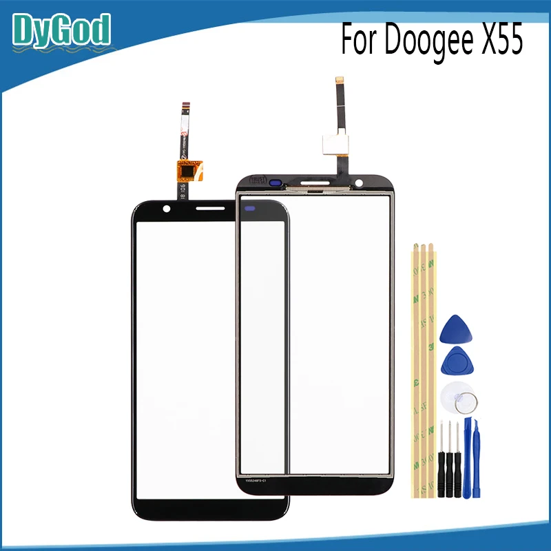 DyGod 5 дюймов для Doogee X55 сенсорный экран сенсорная панель датчик переднее стекло с