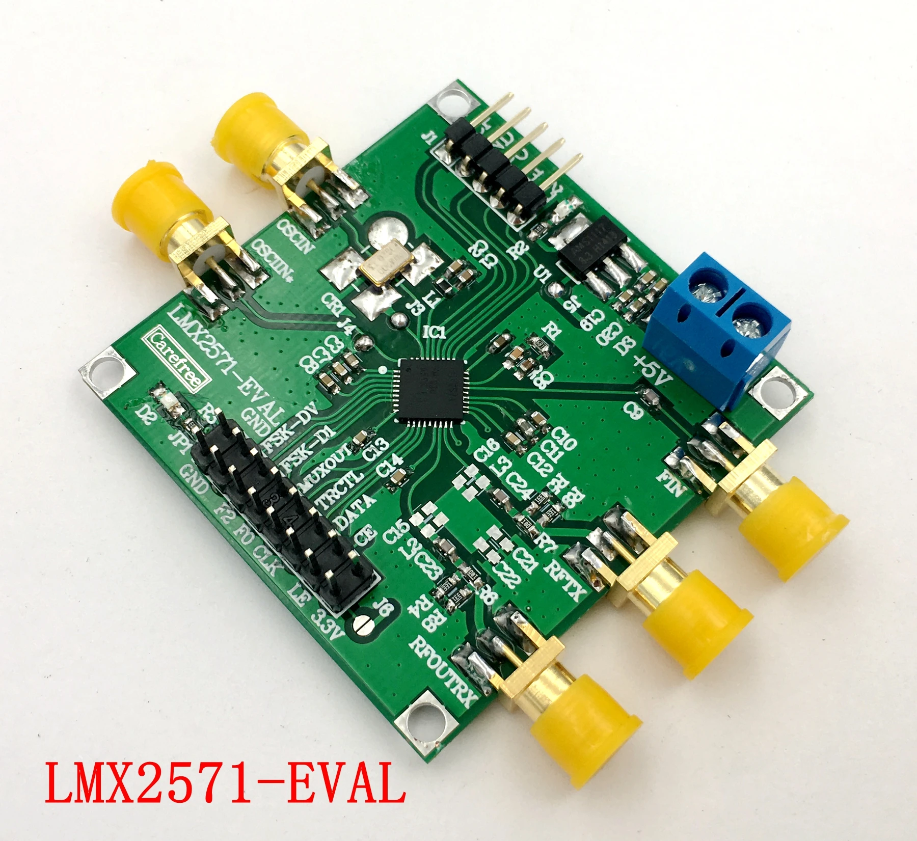 

Low phase noise, low power consumption, internal integration, VCO PLL, LMX2571 signal source, RF source