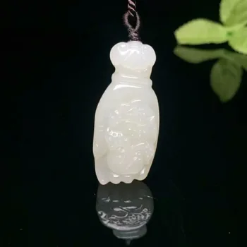 

Exquisite Hetian jade pendant h133#
