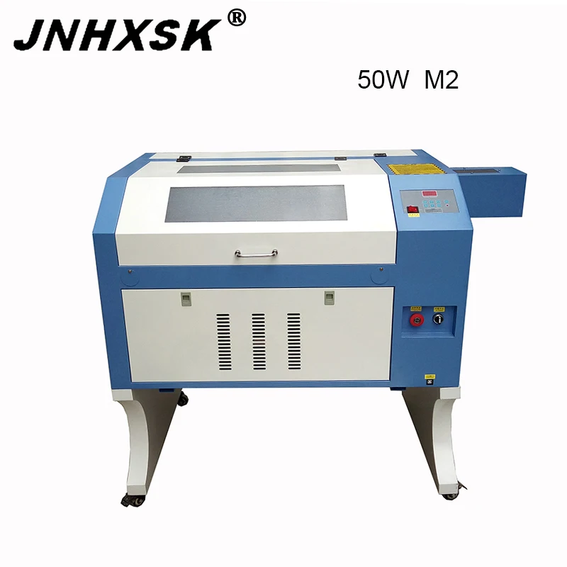 Лазерный гравировальный станок JNHXSK TS4060 50 Вт CO2 фрезерный с ЧПУ для резки фанеры