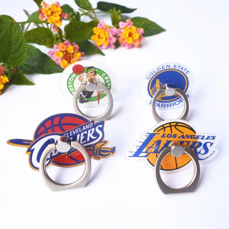 

NBA teams Universal Stent Accessories Mobile Phone Holder Stand Finger Ring Magnetic For cute Cell Smart Phone holder