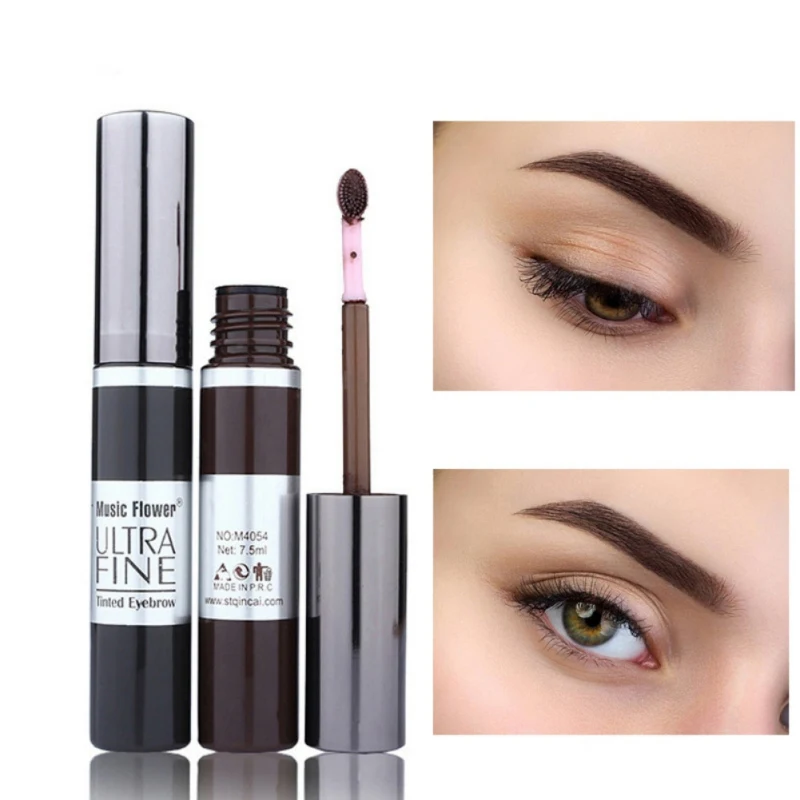 4 Colors Professional Eyebrow Dyeing Gel High Brow Tint Makeup Eye Brow Cream Brown Black Hotin
