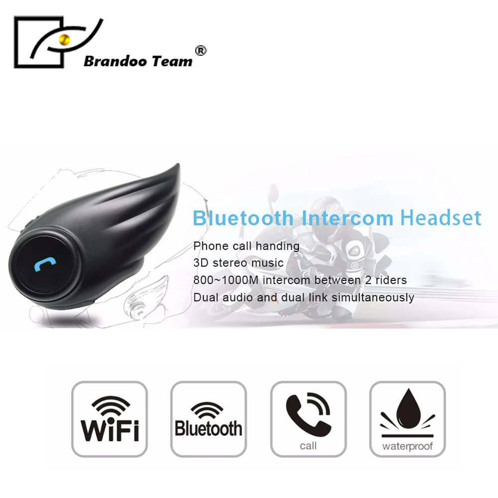 Bluetooth гарнитура для мотоциклетного шлема|Наушники шлемов| |