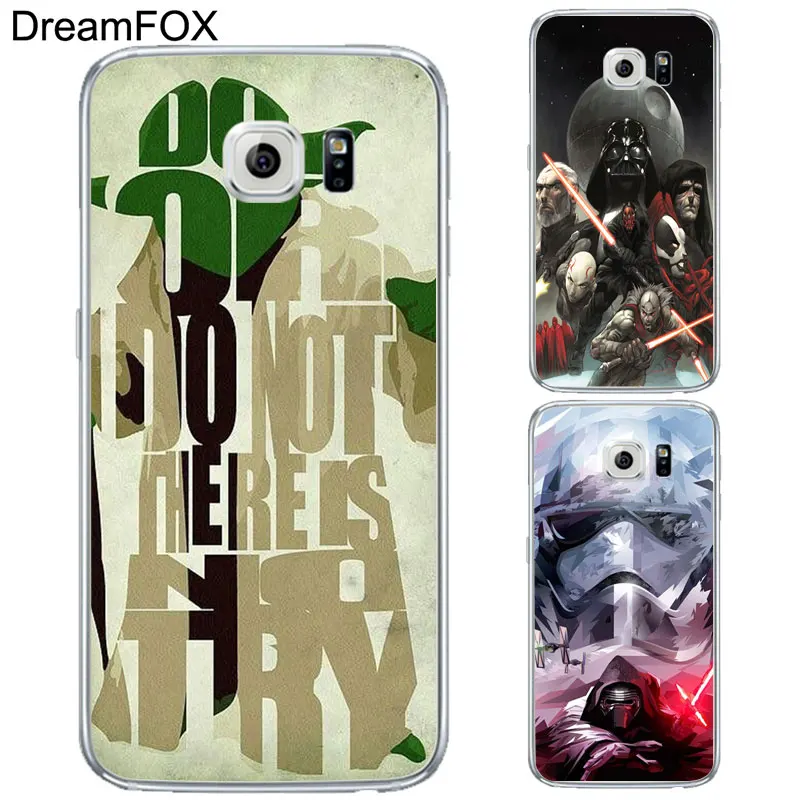 DREAMFOX L198 красный Starwars Мягкий ТПУ силиконовый чехол для samsung Galaxy S5 S6 S7 S8 S9 S10 S11 5G S11E S10E