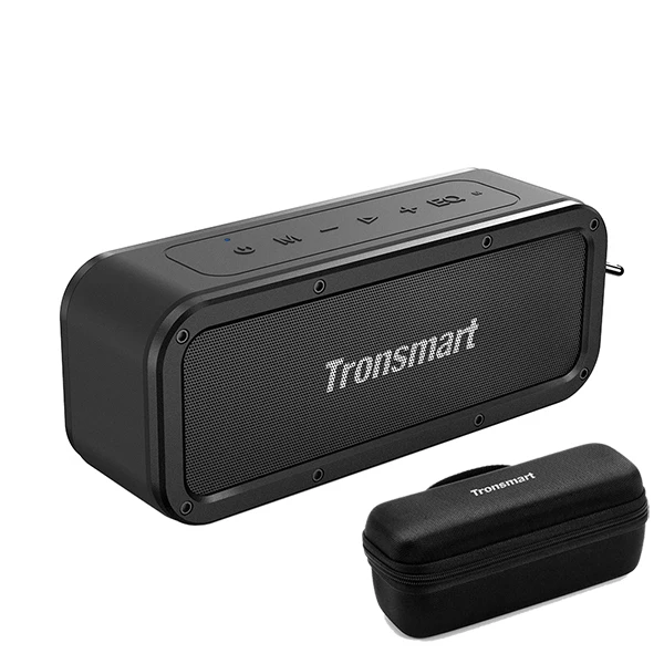 Tronsmart Force Bluetooth 5,0 динамик 40 Вт портативный динамик IPX7 водонепроницаемый TWS динамик s 15H время воспроизведения с сабвуфером, NFC телефон - Цвет: with case