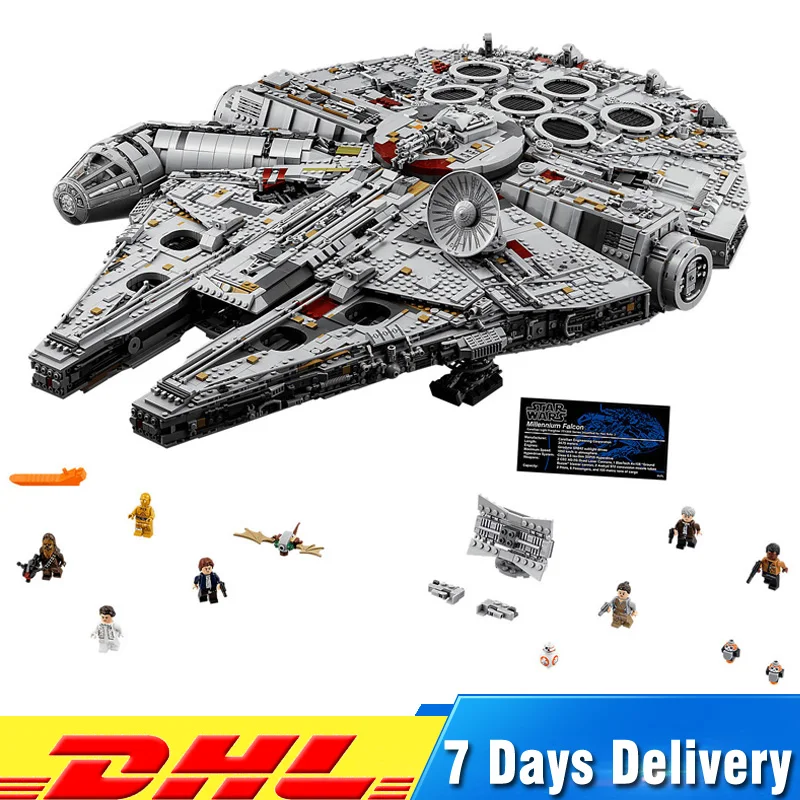 

Compatible legoings 75192 8445 PCS Ultimate Wars Collector's Millennium Falcon Model Building Blocks Bricks Toys Gifts IN Stock