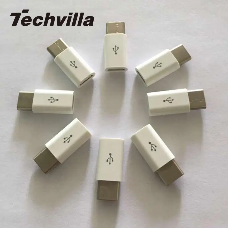 Techvilla USB 3 1 тип-c штекер Micro Женский OTG конвертер адаптер для смарт-мобильного