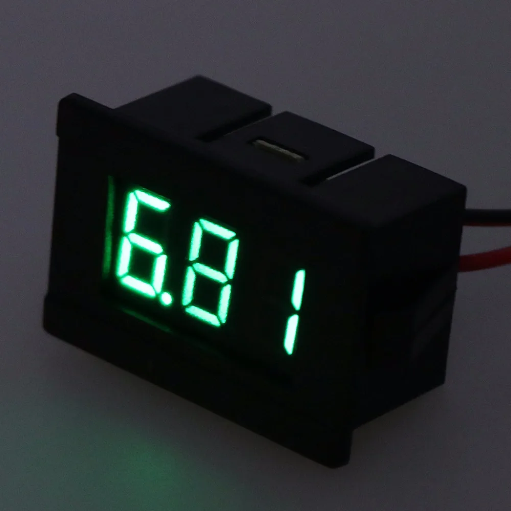 ANENG DC 2 Провода 4 5 30V Мини светодиодный цифровой дисплей вольтметр Вольт