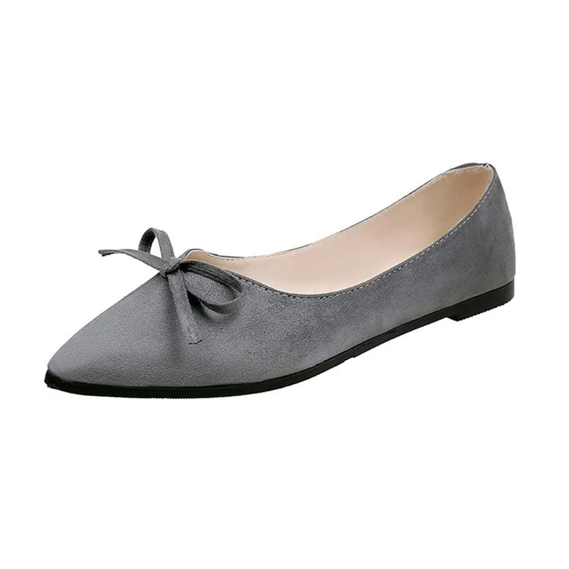 

Flats Women Autumn Women Loafers Bowtie Casual Suede Sweet Shoes Hollow Slip On Woman Shoes Walking Flats For Girls