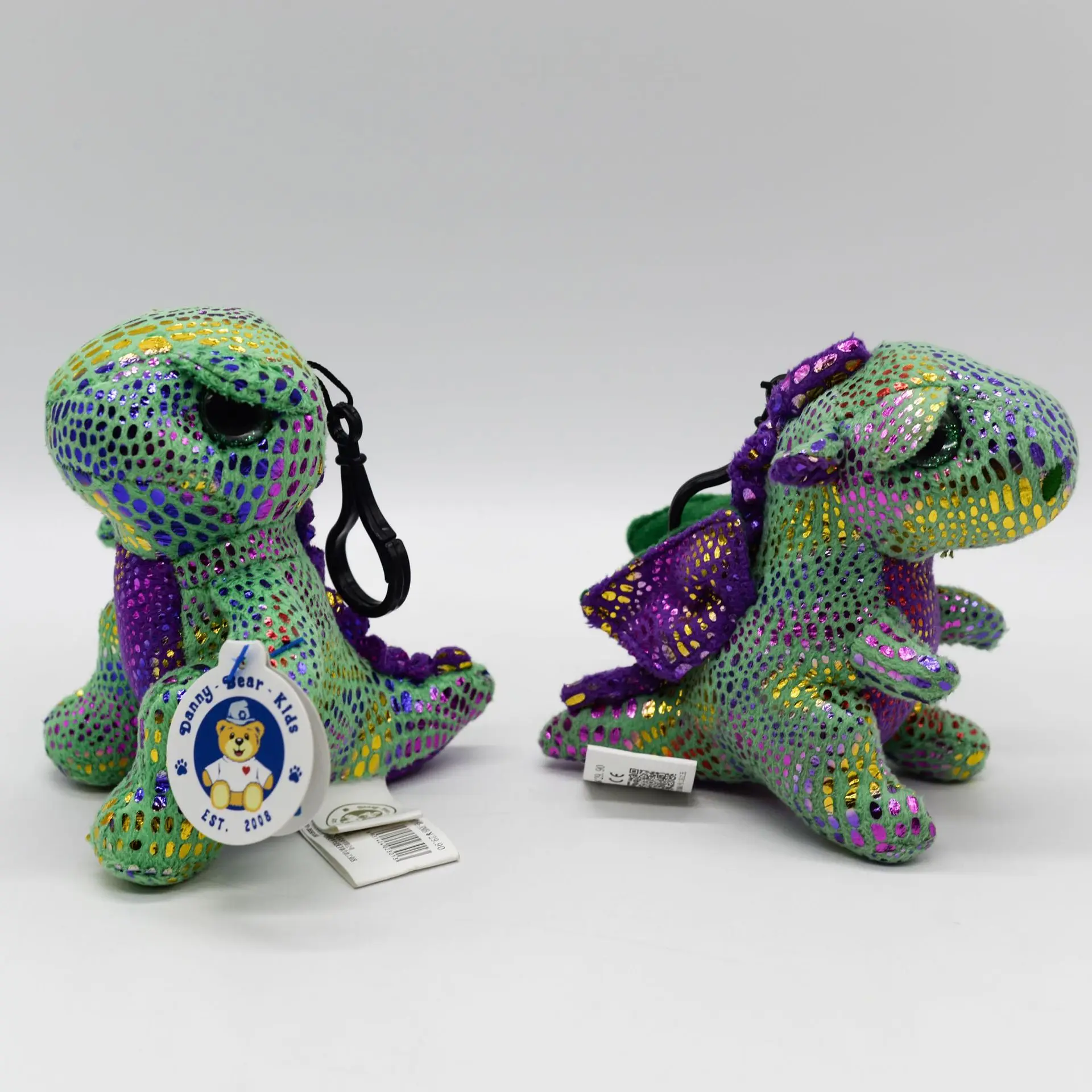 sequin dragon plush