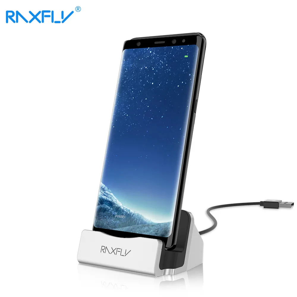 RAXFLY Micro USB Wireless Charging Dock Phone Holder for Xiaomi Redmi