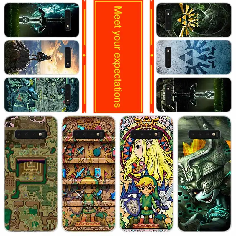 

Phone for Samsung Galaxy S10 E S9 S8 Plus S7 s6 Edge s10 plus s5 Note 10 9 8 Cover Case anime the Legend Of Zelda