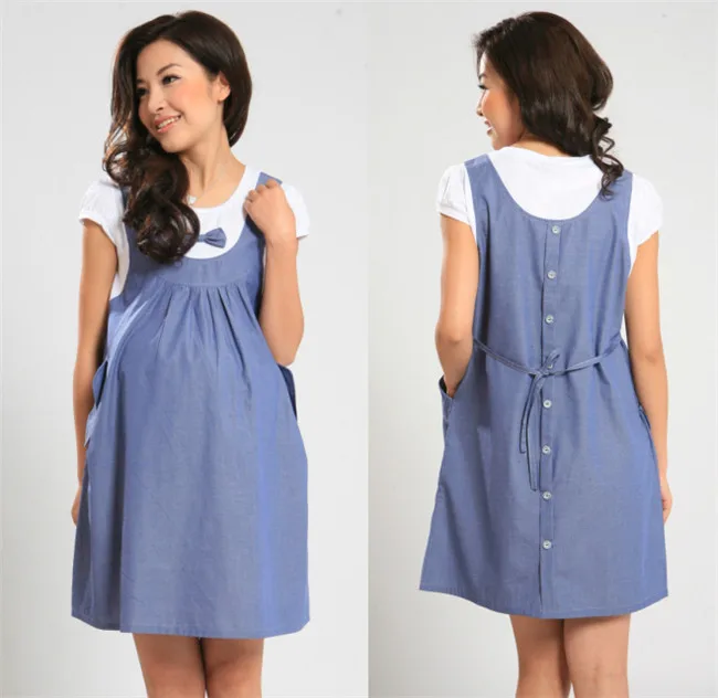

Maternity Clothes Summer Dress For Pregnant Women Casual Cotton Maternity Dresses 2019 New