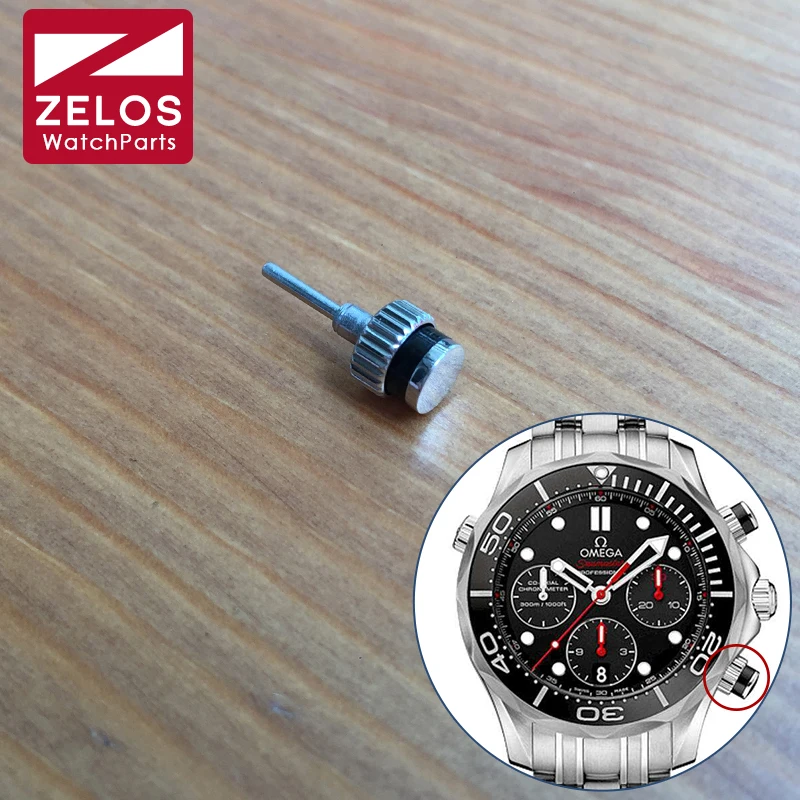 Relógio à Prova Empurrador para Omg Dwaterproof Água Botão Velocidademaster Cronógrafo Automático Homem Relógio Peças –