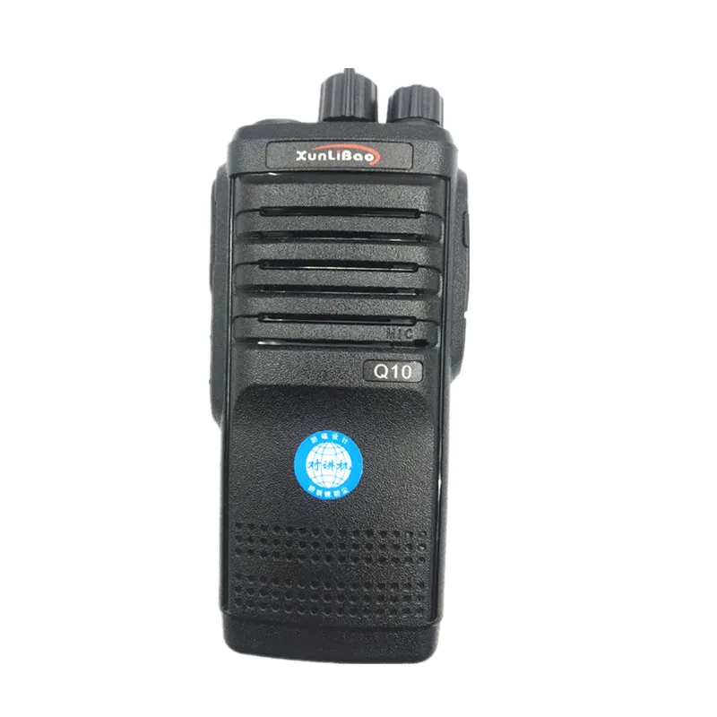 2 шт. Xunlibao Q10 Walkie Talkie высокомощное двухстороннее радио UHF портативное Ham FMR 10 Вт