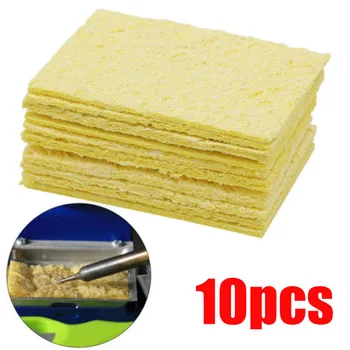 

Accessories Sponge Tools Home 10Pcs Cleaning Cleaner Enduring Electric Welding Soldering Iron Workshop Durable