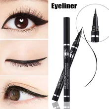 Профессиональная 1 шт. женская черная жидкая подводка для глаз макияж Водонепроницаемая долговечная ровная кисточка для подведения глаз карандаш 998 для красоты