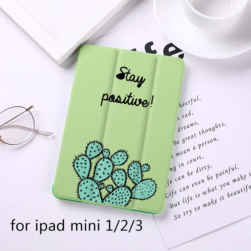 Милый чехол-книжка для Apple iPad 9," для iPad Air 2 Mini2 из искусственной кожи, складной чехол-книжка - Цвет: B200068-mini123