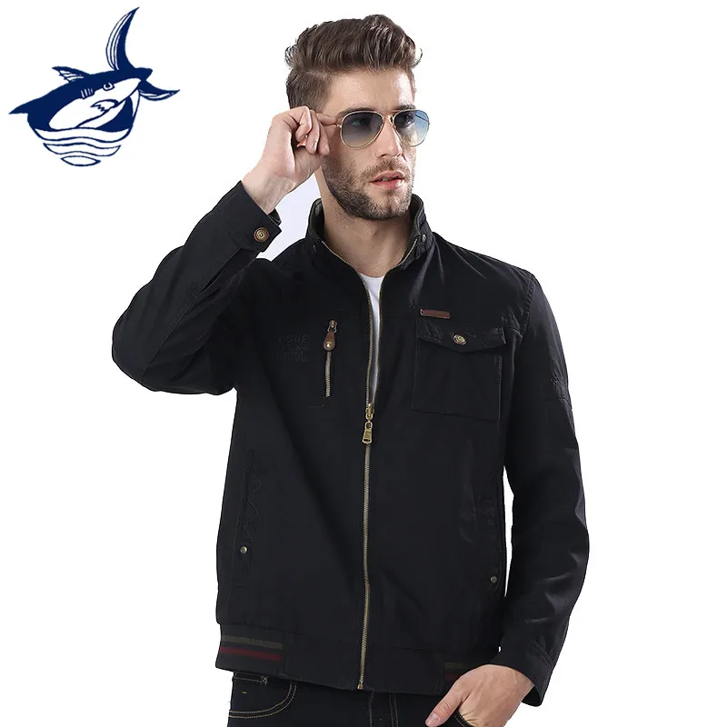 New Tace & Shark Men's Reversible Jacket Cotton Stand