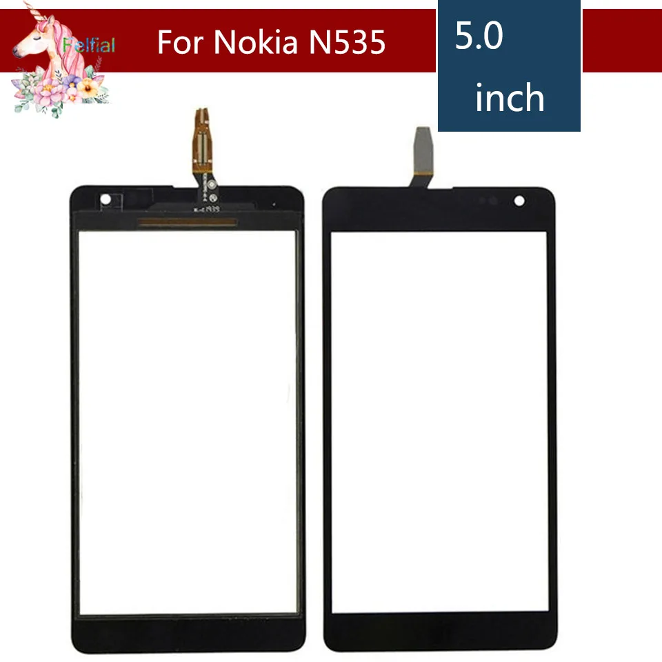 5 0 &quotдля Nokia Microsoft Lumia 535 N535 CT2C1607 сенсорный ЖК-экран дигитайзер Датчик внешняя
