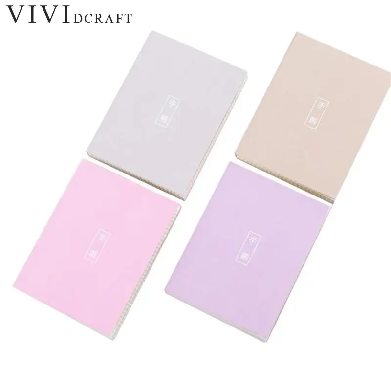 

Personal Diary Simple Pocket Grid Notebook Pink Dokibook Planner Agenda Notepad Mini Copybook Note Pad School Office Supply