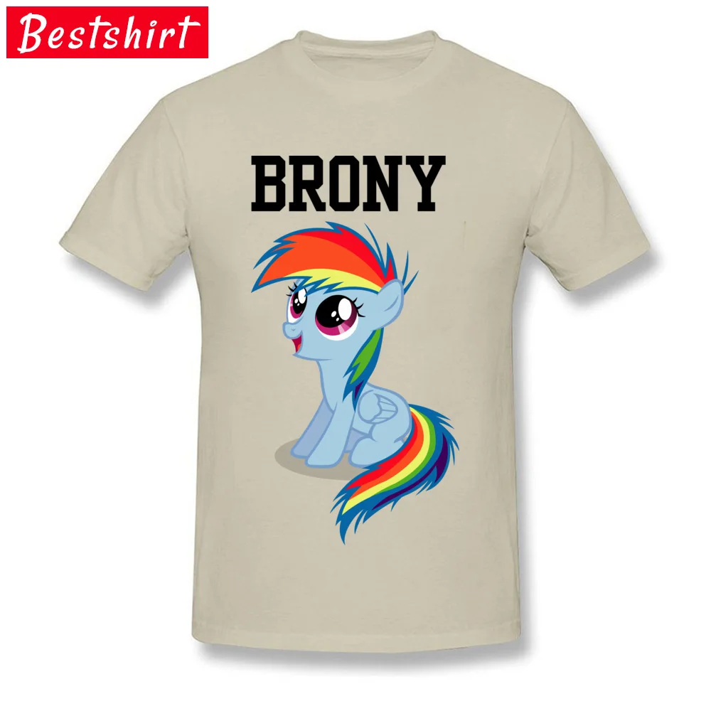 Pony Pure Cotton Tees for Adult Street T Shirt Printed High Quality O-Neck Sweatshirts Short Sleeve Free Shipping Pony beige