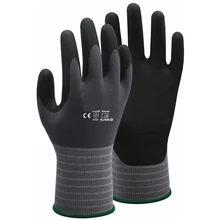 100 пар супергибкий маслостойкий и газовый перчатка с высокой гибкостью для садоводства, защитные перчатки из нитриловой пены, устойчивые к истиранию рабочие перчатки