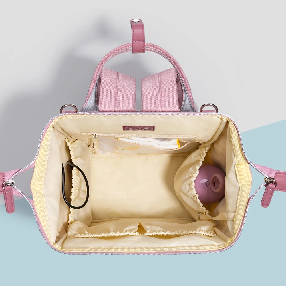 Sunveno, водонепроницаемая сумка для подгузников, рюкзак, стеганый, большой, для мам Уход за ребенком, сумка для кормления, дорожный рюкзак, коляска, детская сумка, подгузник, уход за ребенком