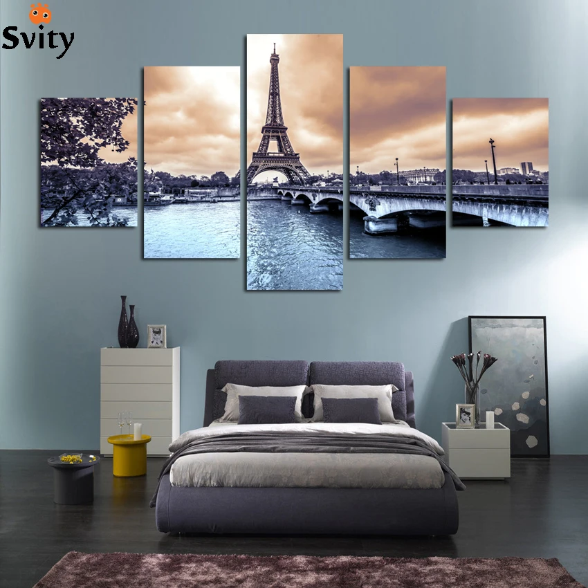 

HD Printed The European cities construction scenery canvas Painting room decor print poster Modular wall Picture A126 no frame