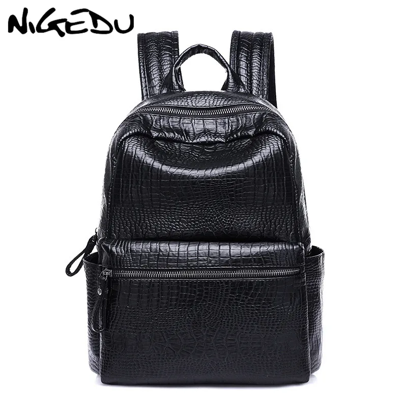 

Women Backpacks Big capacity Pu Leather Daypack Female Travel Back Pack laptop bag for woman College School Bag Backpack men