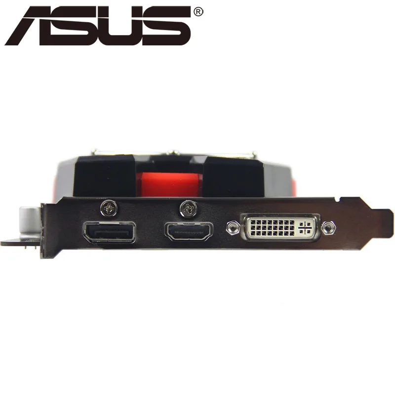 ASUS Graphics Card HD 7750 1GB 128Bit GDDR5 Video Cards for ATI Radeon HD7750 VGA Cards Used Equivalent GTX 750 GTX650 Ti graphics card for desktop