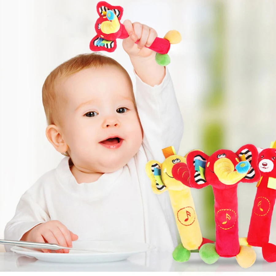 Baby Rattle Hanging Toy Baby Soft Rattles Decoration Ken Doll Elephant