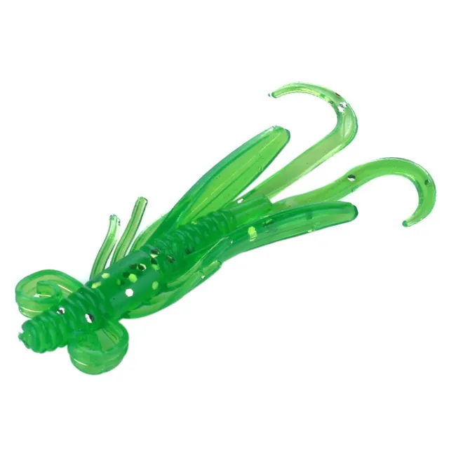 Soft Fishing Lures Soft Plastic Lures Larva 2g 6cm Floating shrimp