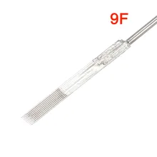 50 шт одноразовые 9F модель стерилизованные иглы для татуировки пистолет расходные материалы для машин