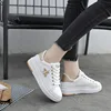 Zapatillas de plataforma con diamantes de imitación para mujer, calzado de moda, color blanco, ST351 ► Foto 1/6