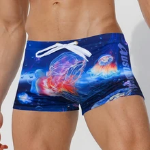 Новая одежда для плавания мужские шорты для серфинга для мужчин плавательные шорты багажник из нейлона креативные бордшорты Одежда для пляжа больших размеров купальные костюмы