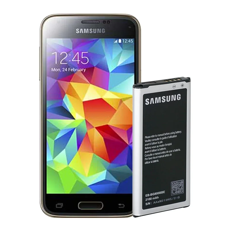 Samsung S5 MINI аккумулятор для Samsung Galaxy S5 Mini G800 G800F G800H G800A G800Y G800R EB-BG800BBE 2100 мАч с NFC