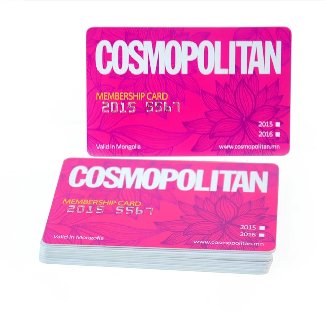 high quality custom print plastic pvc vip membership card in membership cards